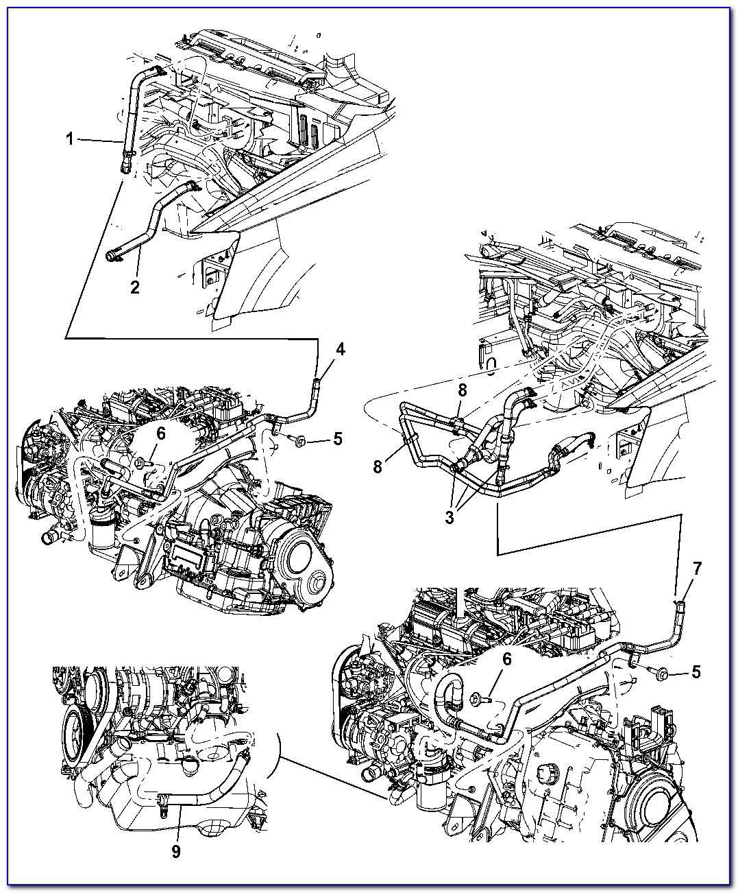 Visual Guide 2010 Dodge Caravan Heater Hose Routing Diagram WireMystique