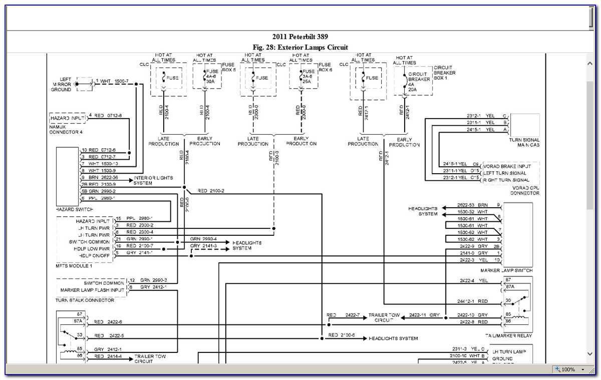 A Comprehensive Wiring Diagram For The Peterbilt 579 WireMystique